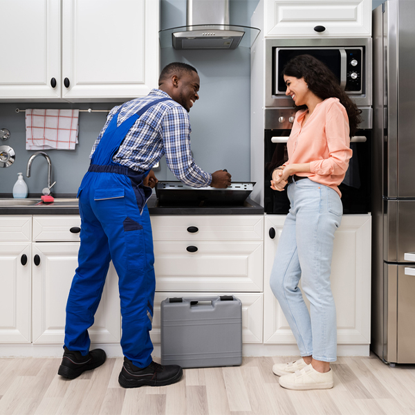 what kind of warranty do you offer on your cooktop repair services in Columbia